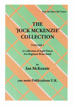 THE JOCK MCKENZIE COLLECTION Volume 1 for Brass Band Part 3d Bass Clef Tenor