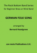 GERMAN FOLK SONG (score & parts)
