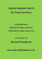 TWELVE MOZART DUETS for Treble Clef Brass