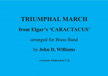 TRIUMPHAL MARCH FROM CARACTACUS (score & parts)