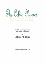 CELTIC NAMES A-H for Wind Band (score & parts)