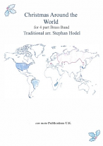 CHRISTMAS AROUND THE WORLD for Brass Band (score & parts)