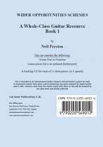 A WHOLE-CLASS GUITAR RESOURCE Book 1 (score & parts) + CD
