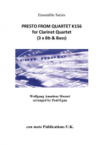 PRESTO FROM QUARTET K156