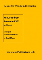 MINUETTO from Serenade K361 (score)
