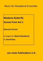 MADAME BUTTERFLY Scenes from Act 1 (score & parts)