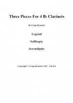 THREE PIECES: Legend, Soliloquy, Serendipity