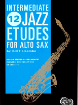 12 INTERMEDIATE JAZZ ETUDES CD