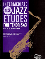 12 INTERMEDIATE JAZZ ETUDES CD
