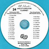 24 JAZZ ETUDES CD for Clarinet