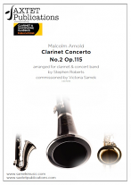 CLARINET CONCERTO No.2 Op.115 (B4 conductor's score)