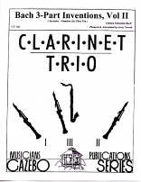THREE-PART INVENTIONS Volume 2 (Nos.6-10)