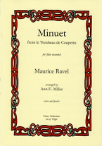 MINUET from Le Tombeau de Couperin (score & parts)