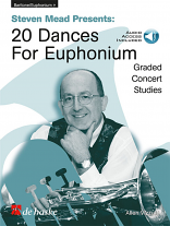 20 DANCES for Euphonium + Online Audio (bass clef)