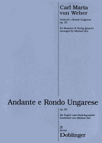 ANDANTE AND HUNGARIAN RONDO (score & parts)