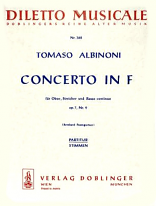 CONCERTO Op.7/9 in F score