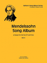 MENDELSSOHN SONG ALBUM Book 1