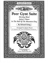 PEER GYNT SUITE (score & parts)