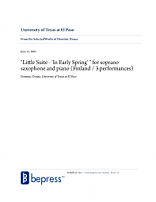 Little Suite 'In Early Spring'