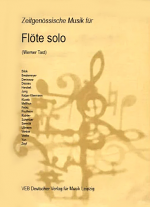 CONTEMPORARY MUSIC FOR FLUTE SOLO