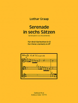 SERENADE IN SIX MOVEMENTS (playing score)
