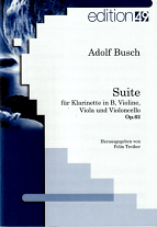 SUITE in F major Op.62a (score)