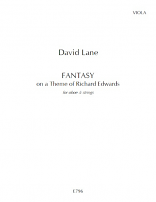 FANTASY on a Theme of Richard Edwards - Viola