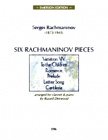 SIX RACHMANINOV PIECES