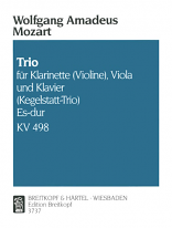TRIO in Eb major KV 498 (Kegelstatt)