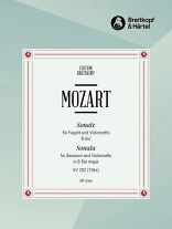 SONATA in Bb major KV292 (196c) (playing score)