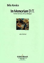 IN MEMORIAM DT To the Memory of my Colleague
