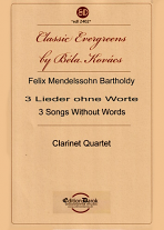 THREE SONGS WITHOUT WORDS (score & parts)