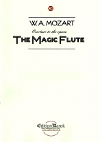 THE MAGIC FLUTE Overture score & parts