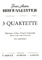 THREE QUARTETS (set of parts)