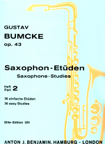 SAXOPHONE STUDIES Op.43 Part 2: 36 Easy Studies