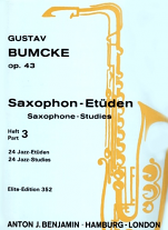 SAXOPHONE STUDIES Op.43 Part 3: 24 Jazz Studies