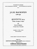 QUINTETTO Op.9 (parts only)
