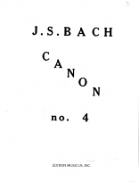 CANON No.4 in C minor from The Art of Fugue