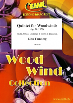 QUINTET FOR WOODWINDS Op.50 (score & parts)