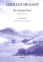 SIX SONATAS Op.4 Volume 2