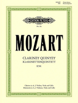 CLARINET QUINTET K581 (set of parts)