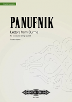 LETTERS FROM BURMA (score & parts)