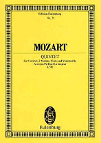 CLARINET QUINTET in A major K581 (miniature score)