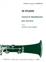VINGT CINQ ETUDES Faciles et Progressives