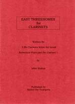 EASY THREESOMES for Clarinets (score & parts)
