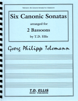 SIX CANONIC SONATAS (playing score)