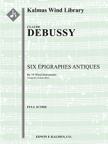 SIX EPIGRAPHES ANTIQUES (full score)