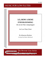 LO, HOW A ROSE E'ER BLOOMING (score & parts)