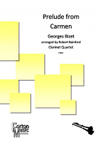 PRELUDE from Carmen (score & parts)