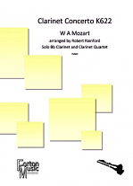 CLARINET CONCERTO K622 (score & parts)